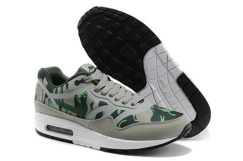Nike Wmns Air Max 1 Cmft Prm Tape Men Gray Green Running Shoes Reduced